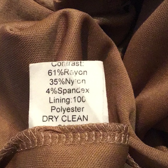 Bailey 44 ‘Nomad’ leather fitted mini dress camel - Picture 8 of 9